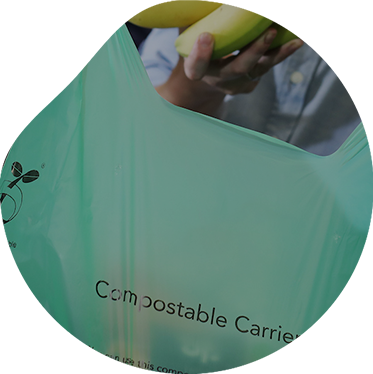 Borsa per la spesa per supermercati biodegradabile completa